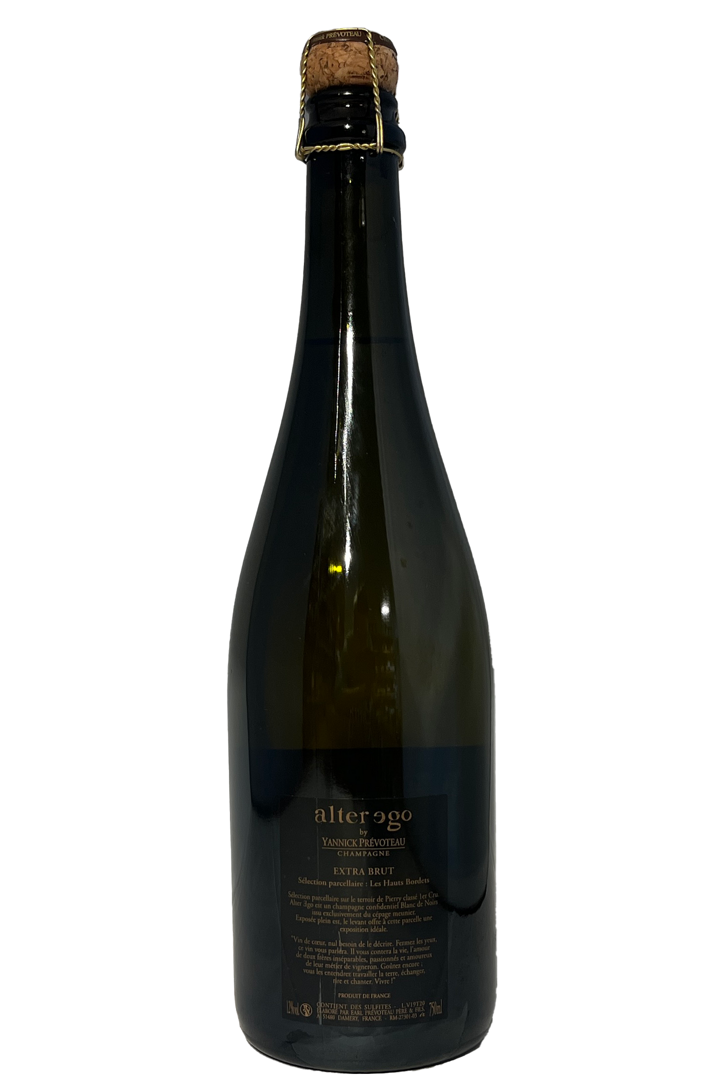 Yannick Prevoteau Alter Ego 1er Cru Extra brut Champagne